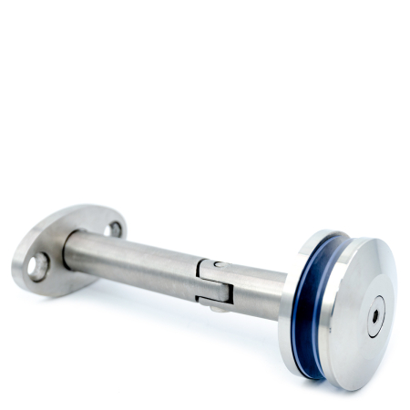 CG-01 Крепление козырька стекло-стена, Хром Матовый