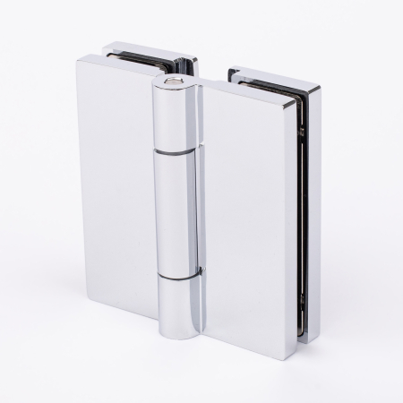 Петля стекло-стекло с  крышками, хром, латунь H7903-СR/brass Петля стекло-стекло с  крышками, хром, латунь H7903-СR/brass
