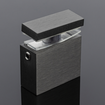 S02-505GFM/sus304 Соединитель труба-стекло 30х10, графитовый матовый, sus304