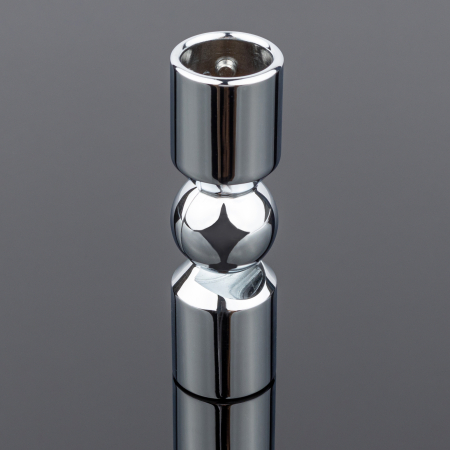 S02-510CR/brass Соединитель трубы ф19 90°-180°, хром, латунь