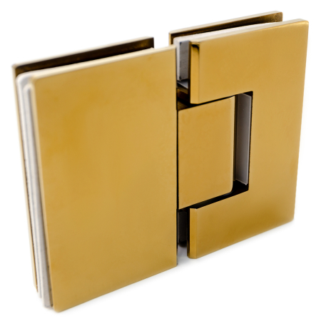 CL-104S-PG Петля крепление стекло-стекло 180°, Золото