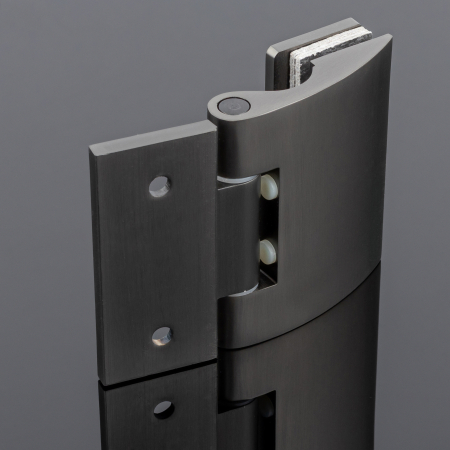 P03-103GRF/brass Петля стена-стекло 90°, графит матовый, латунь P03-103GRF/brass Петля стена-стекло 90°, графит матовый, латунь