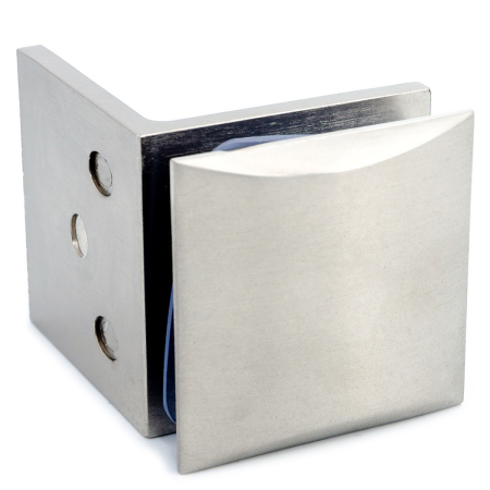 CP-303S-MC Коннектор стекло-стена 90°, Хром Матовый