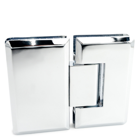 CL-404Z-PC Петля крепление стекло-стекло 180°, Хром глянцевый