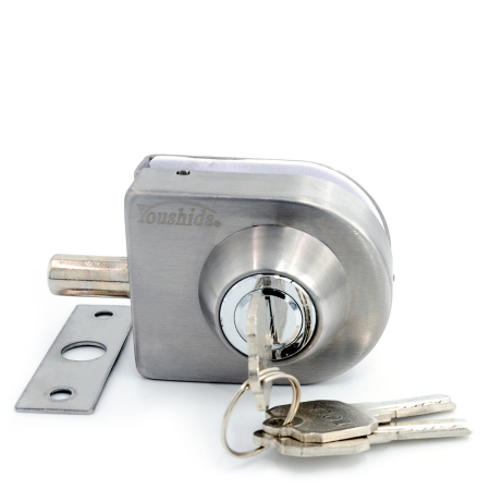 LC-18A-SSS Замок с ответной планкой в стену, Хром Матовый