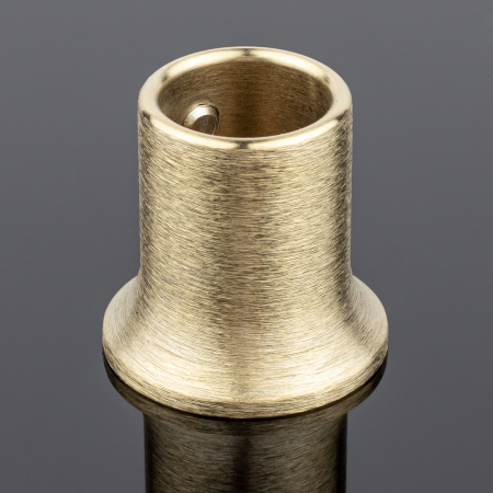 S02-506BGM/brass Соединитель труба-стена ф19, золото брашированное, латунь