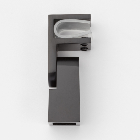 Соединитель трубы 15х15, регулируемый матовый черный S10-15R01BL