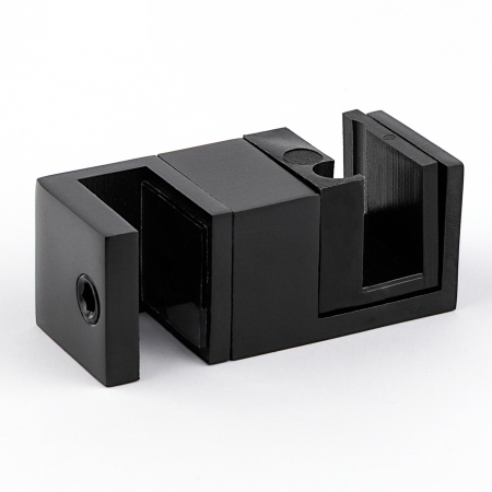 N02-402BLK/sus304 Нижняя направляющая двойная, черный матовый,sus304