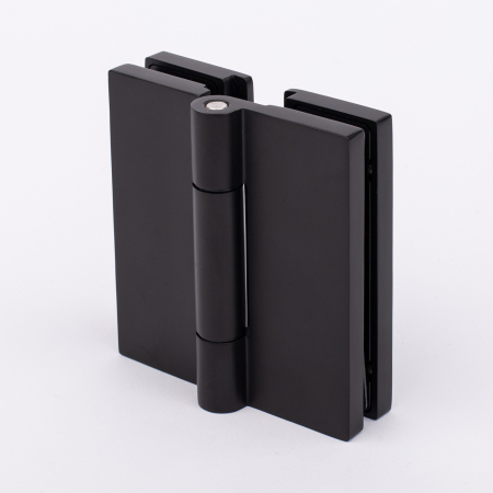 Петля стекло-стекло с  крышками, черный матовый, латунь H7903-BLK/brass Петля стекло-стекло с  крышками, черный матовый, латунь H7903-BLK/brass