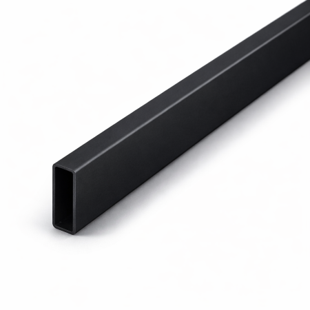 Труба 30х10х1,5мм, длина 3000мм, нержавеющая сталь, черный матовый