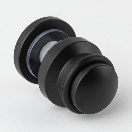 Фиксатор стекла к штанге 30х10 нижний матовый черный S10-F3001BL