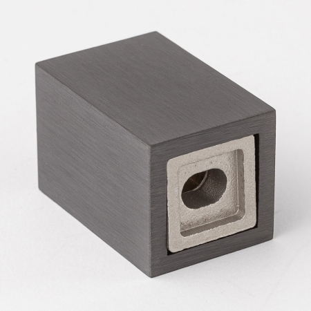 Крепление штанги 15х15 к стене Графит S10-1501GF