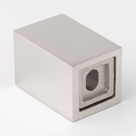 Крепление штанги 15х15 к стене Хром глянцевый S10-1501PC