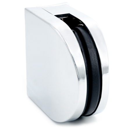 CW-408Z-PC Коннектор с округлым основанием из цинкового сплава, Хром глянцевый