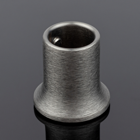 S02-506GFM/brass Соединитель труба-стена ф19, графит матовый, латунь