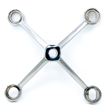 ST-200R4-PC Спайдер 4-х позиционный, 200мм, Хром глянцевый