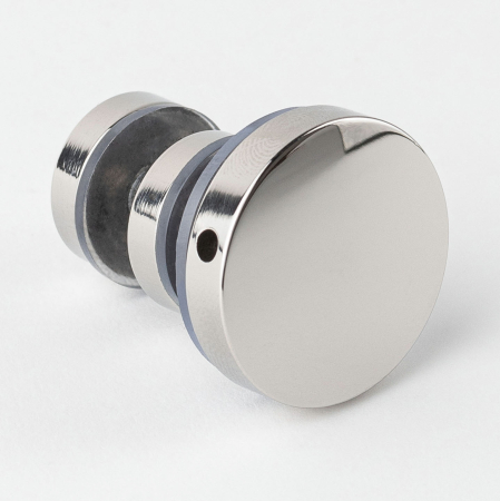 Крепление стационарного стекла к штанге 30х10 Хром глянцевый S10-G3001PC