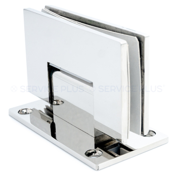 CL-102S-PC Петля крепление стекло-стена 90°, Хром глянцевый