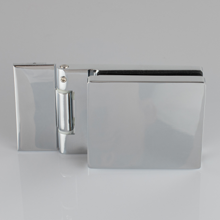P03-101CR/brass Петля стена-стекло с защелкивающейся крышкой 90°, хром, латунь P03-101CR/brass Петля стена-стекло с защелкивающейся крышкой 90°, хром, латунь