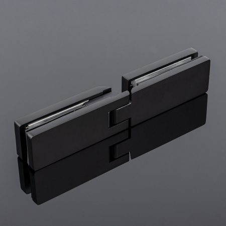 P03-105BLK/sus304 Петля стекло-стекло 180°, черный матовый, sus304 P03-105BLK/sus304 Петля стекло-стекло 180°, черный матовый, sus304