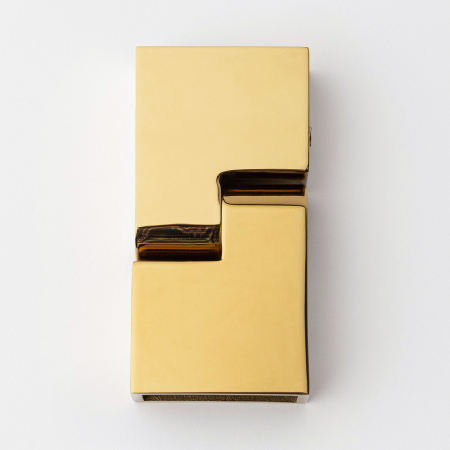 Регулируемое угловое соединение для штанги 30х10 золото глянцевое S10-30R02GD