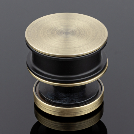 R02-401BRZ/SUS304 Ролик с креплением к стеклу, бронза, SUS304