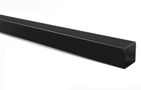 Труба GRIT 15*15**1.0mm*3/m матовый черный T12-1501BL