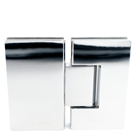 CL-104S-PC Петля крепление стекло-стекло 180°, Хром глянцевый