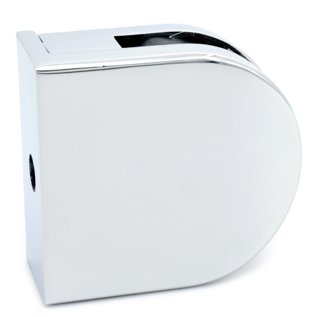 CW-409Z-PC Коннектор с плоским основанием из цинкового сплава, Хром глянцевый