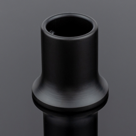 S02-506BLK/brass Соединитель труба-стена ф19, черный матовый, латунь