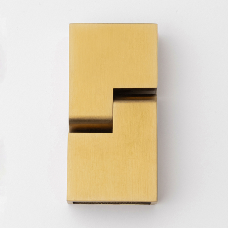 Регулируемое угловое соединение для штанги 30х10 Брашированное золото S10-30R02GDB