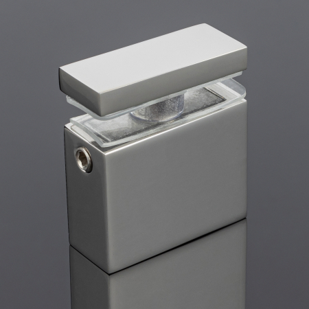 S02-505CR/sus304 Соединитель труба-стекло 30х10, хром, sus304