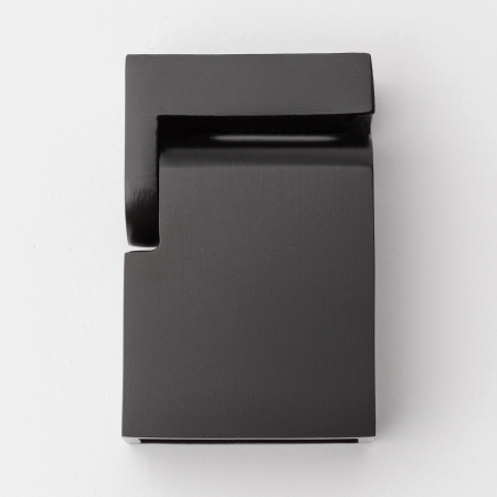 Регулируемое крепление штанги 30х10 к стене матовый черный S10-30R01BL