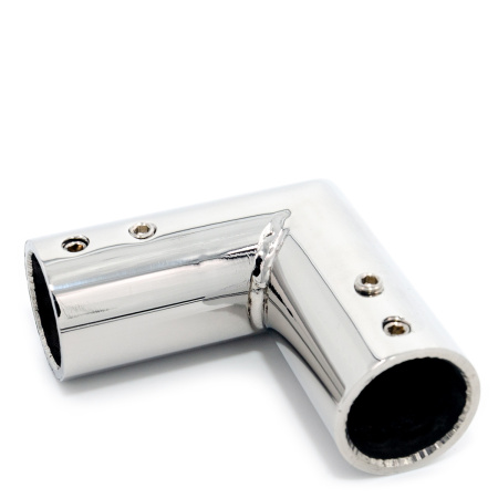 CK-502D19-PC Коннектор труба-труба 90°, D19мм, Хром глянцевый