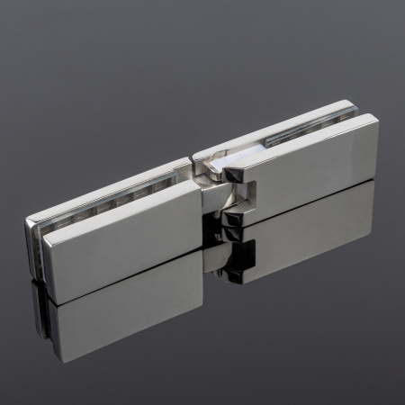 P03-105CR/sus304 Петля стекло-стекло 180°, хром, sus304 P03-105CR/sus304 Петля стекло-стекло 180°, хром, sus304
