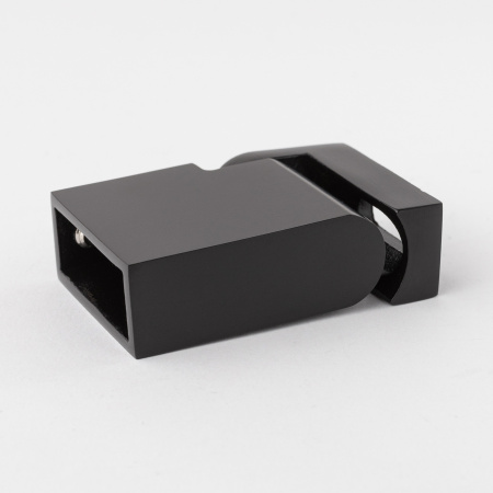 Регулируемое крепление штанги 30х10 к стене матовый черный S10-30R01BL