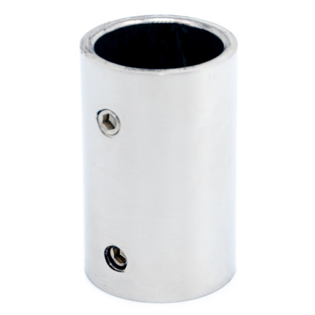 CK-408D19-PC Коннектор труба-труба прямой, D19мм, Хром глянцевый