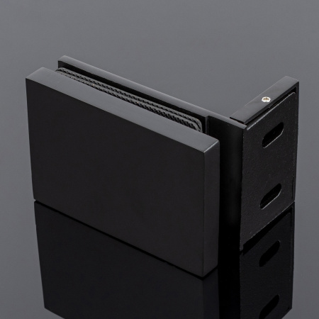 K02-203BLK/sus304 Коннектор стекло-стена, черный матовый, sus304