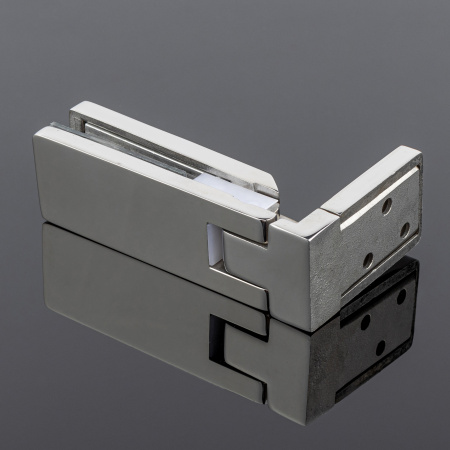 P03-106CR/sus304 Петля стена-стекло, открывание 90˚, хром, sus304 P03-106CR/sus304 Петля стена-стекло, открывание 90˚, хром, sus304