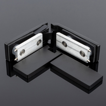 P03-104BLK/sus304 Петля стекло-стекло 135˚, черный матовый, sus304 P03-104BLK/sus304 Петля стекло-стекло 135˚, черный матовый, sus304