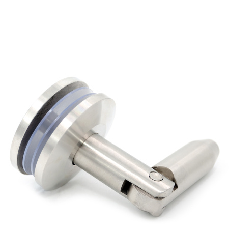 CG-03 Крепление козырька, тяга-стекло, Хром Матовый