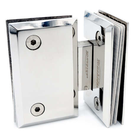 CL-303S-PC Петля стекло-стекло 180°, Хром глянцевый