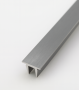 Z-AL/GRF Заглушка для п-образного профиля 19х13, 1 м, алюминий/Гграфит