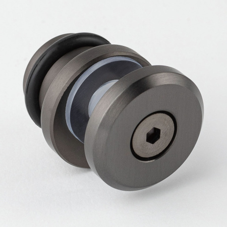 Фиксатор стекла к штанге 30х10 нижний Графит S10-F3001GF