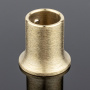 S02-506BGM/brass Соединитель труба-стена ф19, золото брашированное, латунь