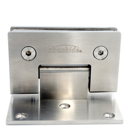 CL-103S-MC Петля крепление стекло-стена 90°, Хром Матовый