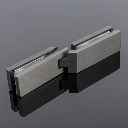 P03-104GRF/sus304 Петля стекло-стекло 135˚, графит матовый, sus304