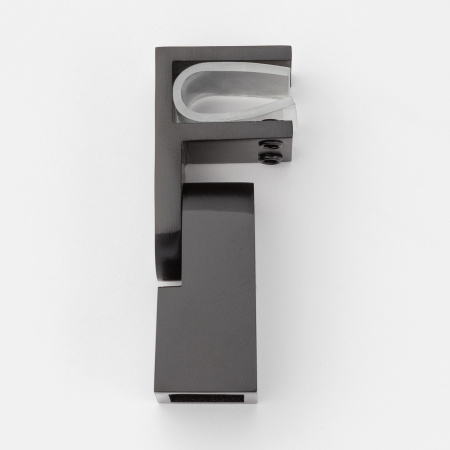 Соединитель трубы 15х15, регулируемый матовый черный S10-15R01BL