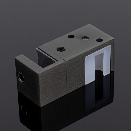 N02-402GFM/sus304 Нижняя направляющая двойная, графит матовый,sus304