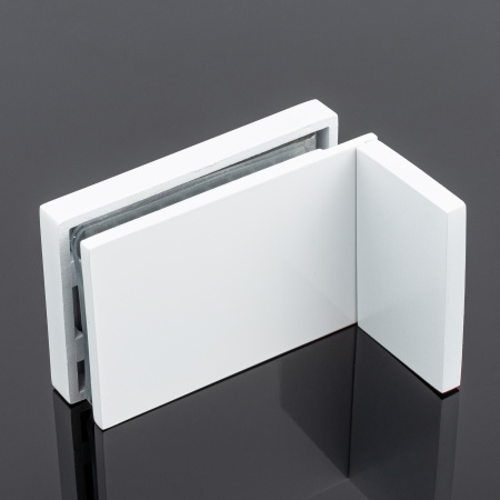 K02-203WM/sus304 Коннектор стекло-стена, белый матовый, sus304